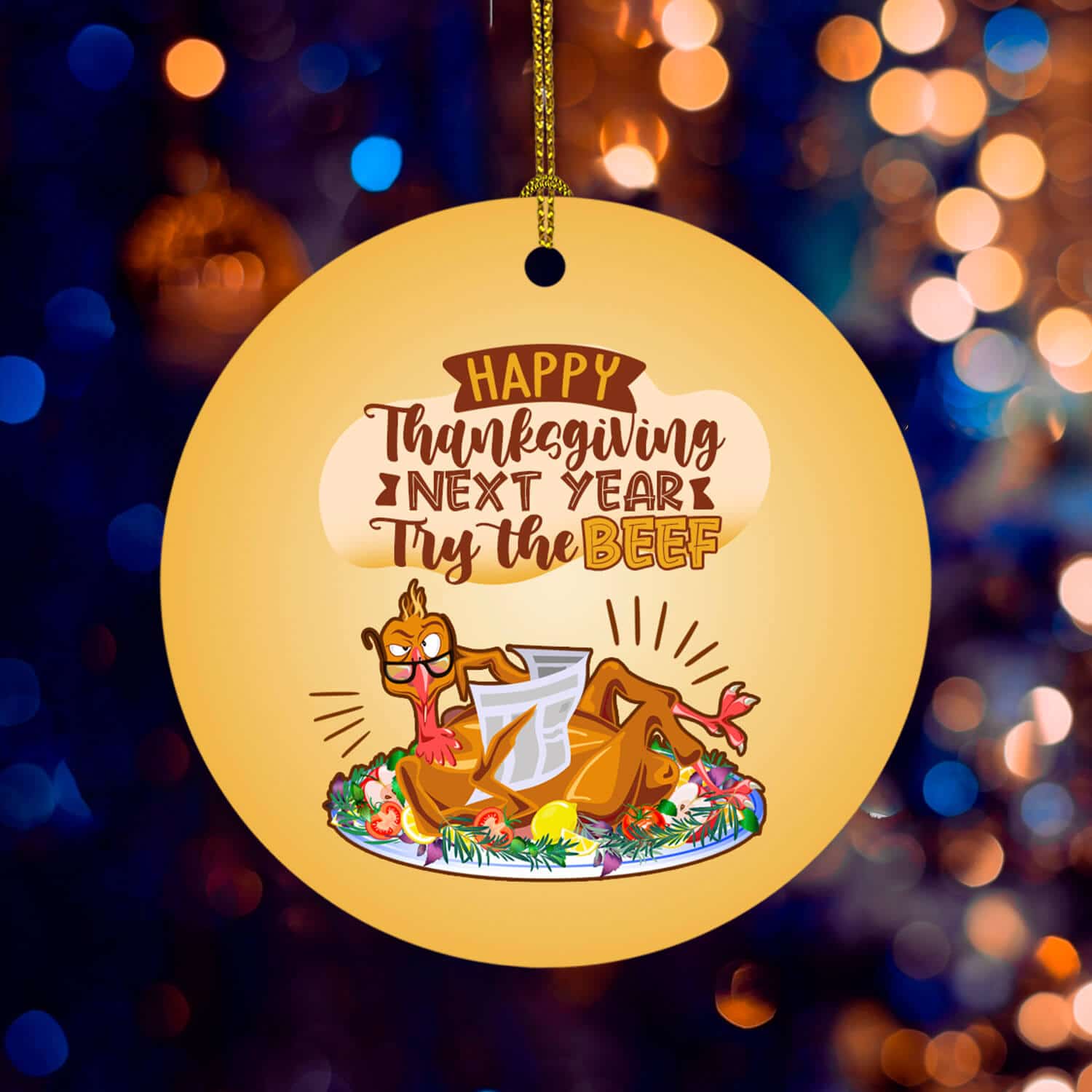 6TM. Thanksgiving Try Beef-Ornament Circle Mockup 5