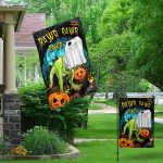 8BN. Rawr Halloween 30x40 Garden & House Mockup 1