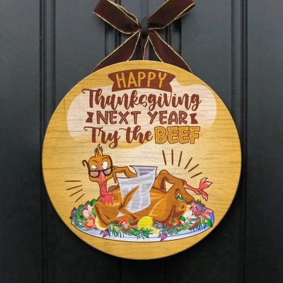 Wooden Door Sign