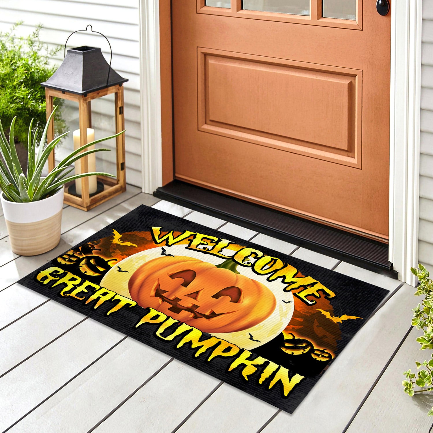 3Th. Welcome Great Pumpkin(4) Doormat mockup 8