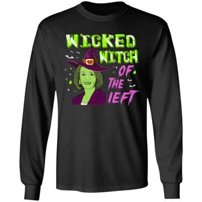 1Th. Wicked Witch Of The Left (5), Black, Long Sleeve