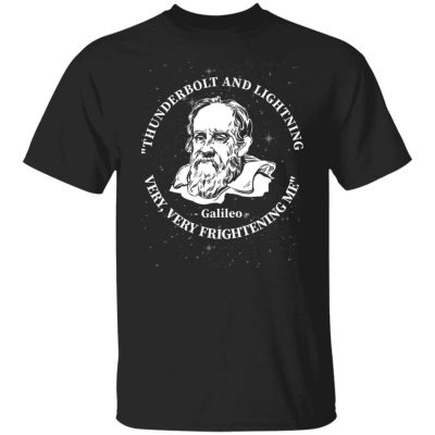 5. Galileo, Black, Unisex T-Shirt
