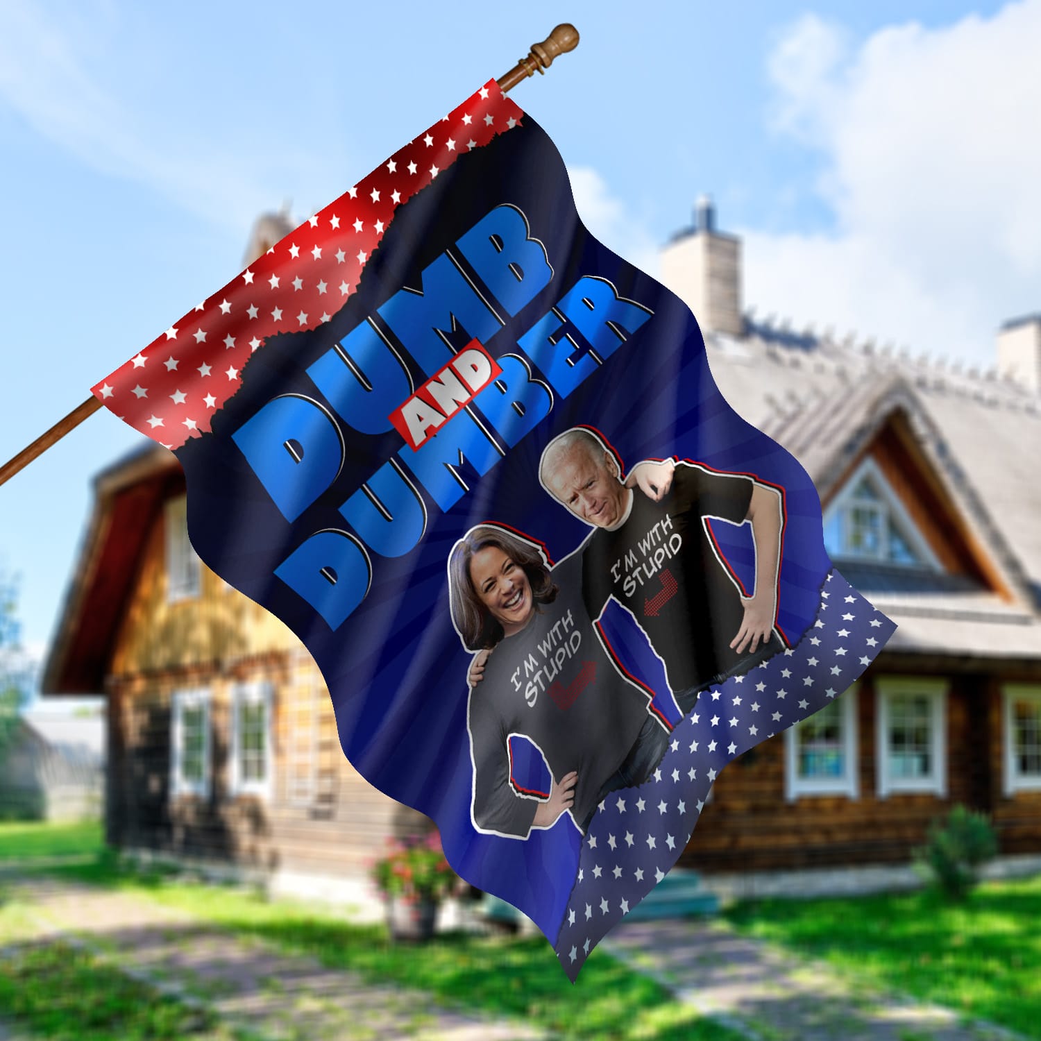 30x40 (9) House Flag Mockup 5