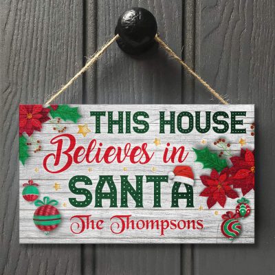 Wooden Door Sign