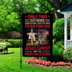 4Th. Offered To Die For You Garden Flag Mockup 2