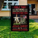 4Th. Offered To Die For You Garden Flag Mockup 3