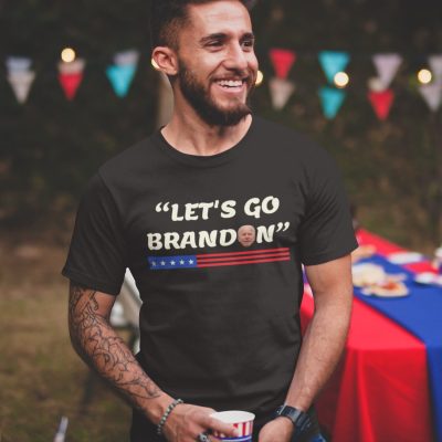 Alternative view of Let’s go Brandon T-Shirt - Let’s go Brandon Biden Head T-Shirt - Anti Biden T-Shirt