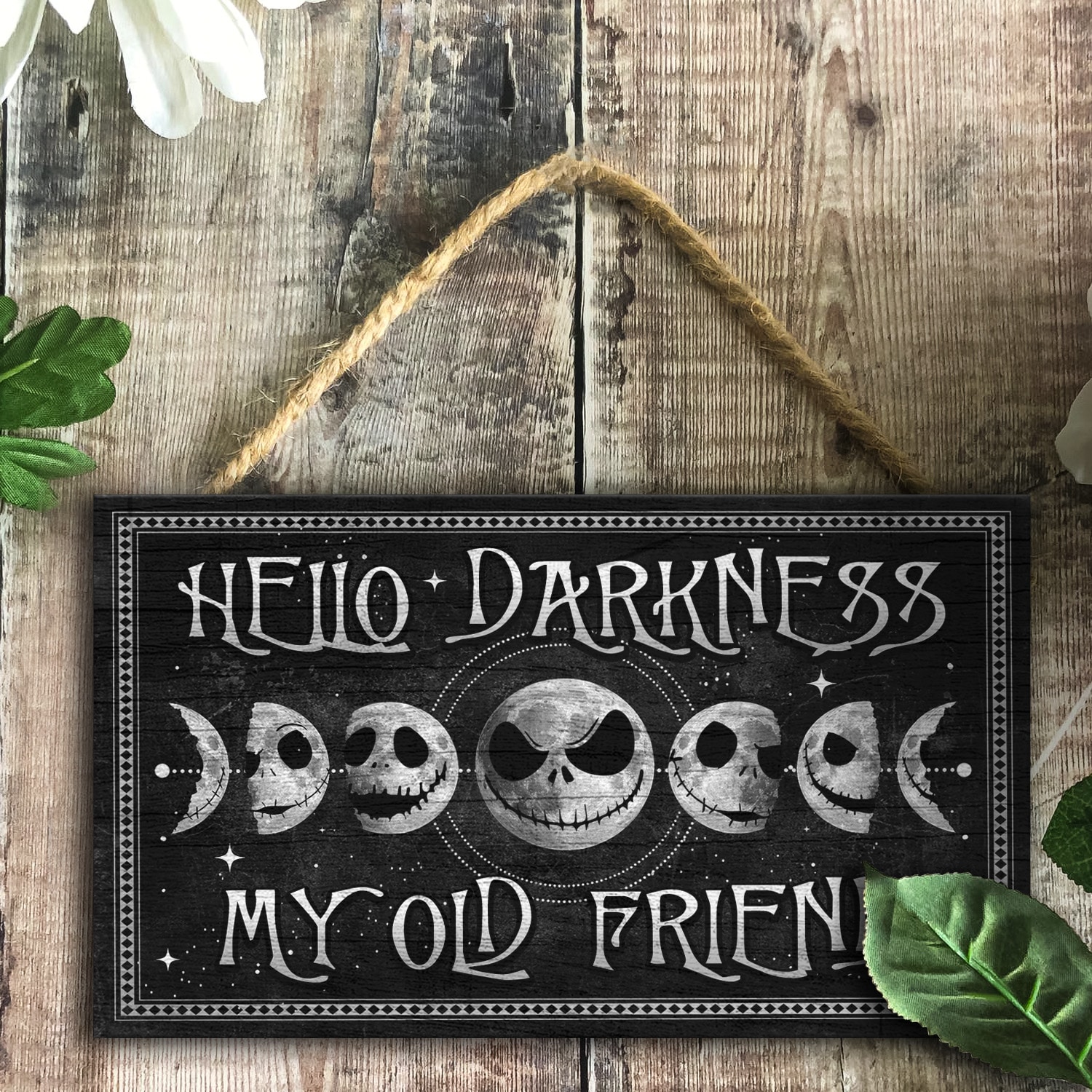 9LV. Hello Darkness Jack DOOR SIGN (4) Mockup 4