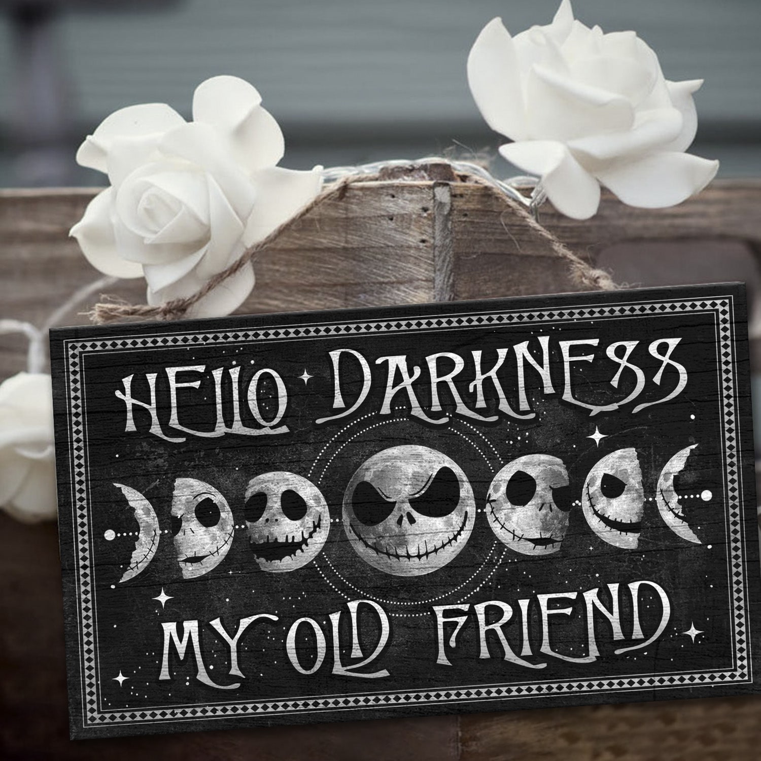 9LV. Hello Darkness Jack DOOR SIGN (4) Mockup 3