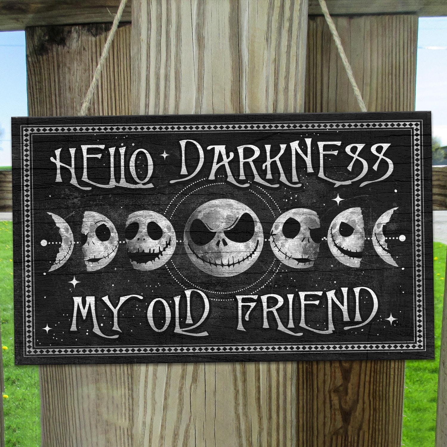 9LV. Hello Darkness Jack DOOR SIGN (4) Mockup 11