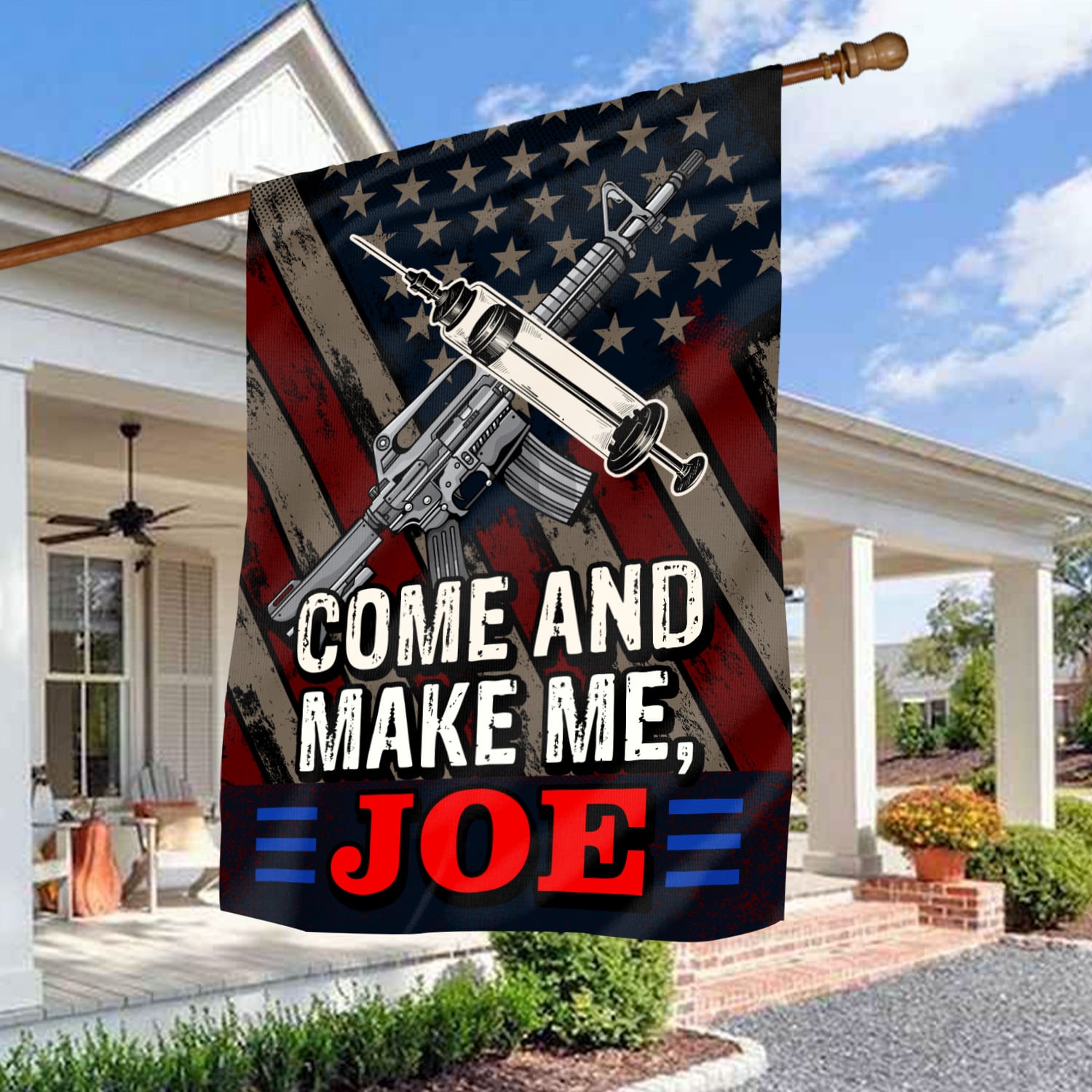 30x40-Side 1 House Flag Mockup 3