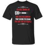 5TM. Unvaccinated For Halloween Tee (Dark), Black, Unisex T-Shirt