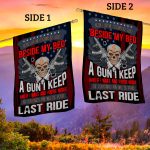 2BN uu tien. I Lay Me Down 30x40 House Flag Mockup 2 Side