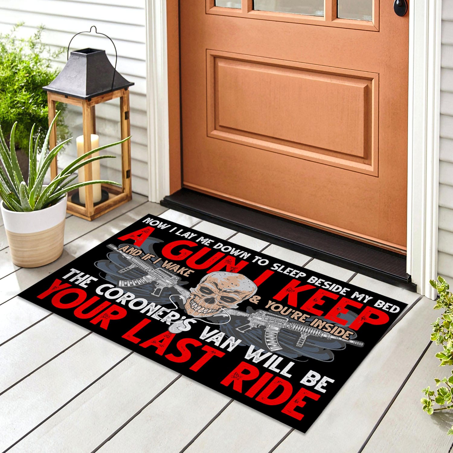 2BN uu tien. I Lay Me Down Doormat Doormat mockup 8