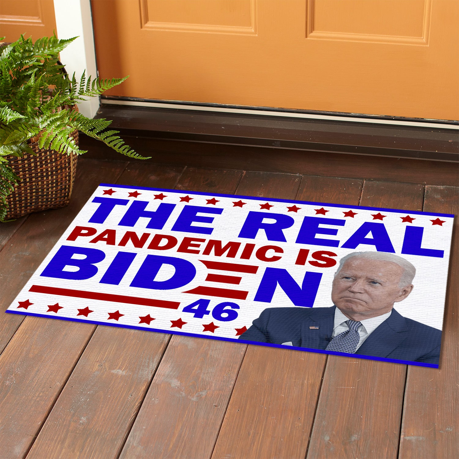 2LV. The Real Pandemic Doormat Doormat mockup 1