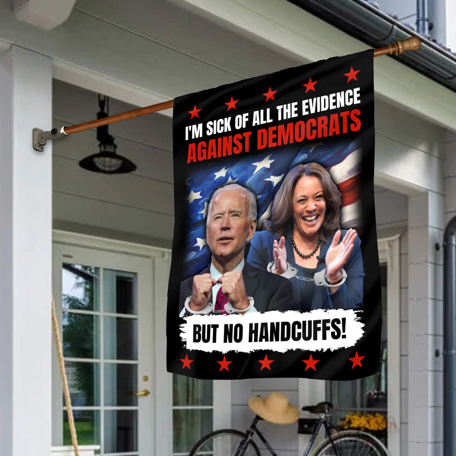 3NH. Against Democrats House Flag Mockup 1