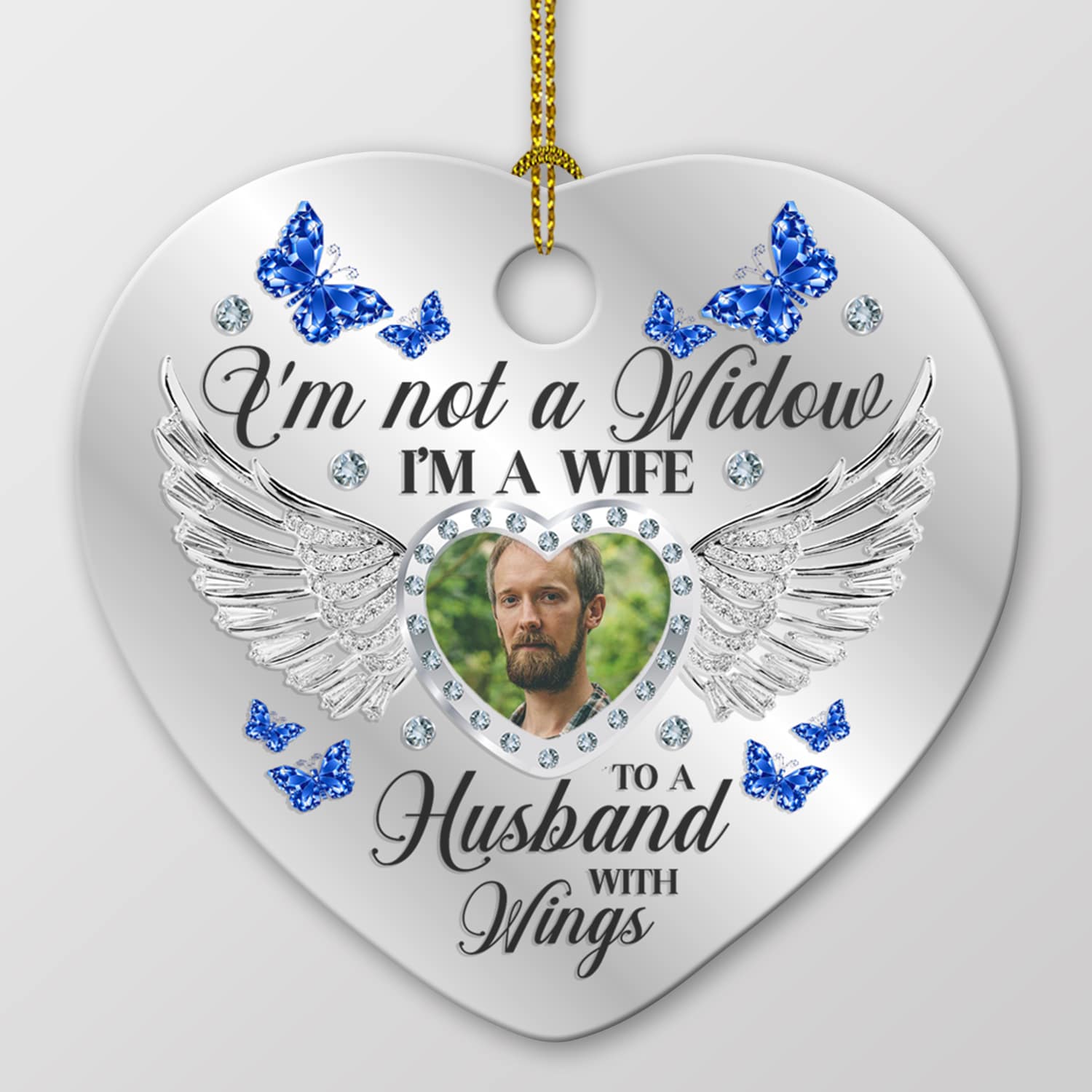 Heart Ornament Mockup Simple