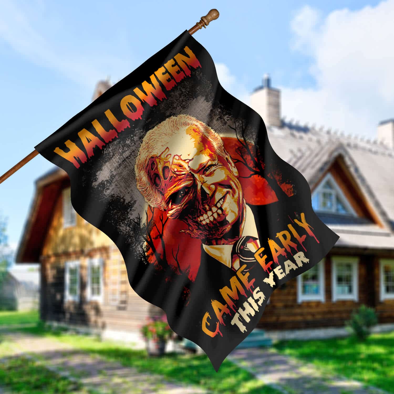 30x40 House Flag Mockup 5