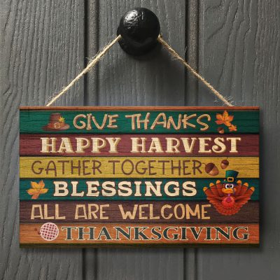 Wooden Door Sign