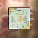 To My Bestie Don't Lose Sight Of The Wonderful Person You Are Love Knot Necklace To My Bestie Don't Lose Sight Of The Wonderful Person You Are Love Knot Necklace