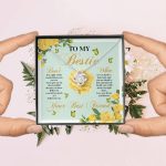 To My Bestie Don't Lose Sight Of The Wonderful Person You Are Love Knot Necklace To My Bestie Don't Lose Sight Of The Wonderful Person You Are Love Knot Necklace