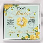 To My Bestie Don't Lose Sight Of The Wonderful Person You Are Alluring Beauty Necklace - Alluring Beauty Necklace