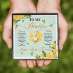 To My Bestie Don't Lose Sight Of The Wonderful Person You Are Alluring Beauty Necklace