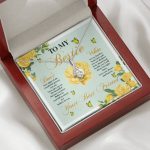 To My Bestie Don't Lose Sight Of The Wonderful Person You Are Alluring Beauty Necklace