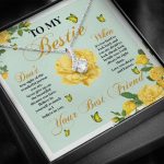 To My Bestie Don't Lose Sight Of The Wonderful Person You Are Alluring Beauty Necklace