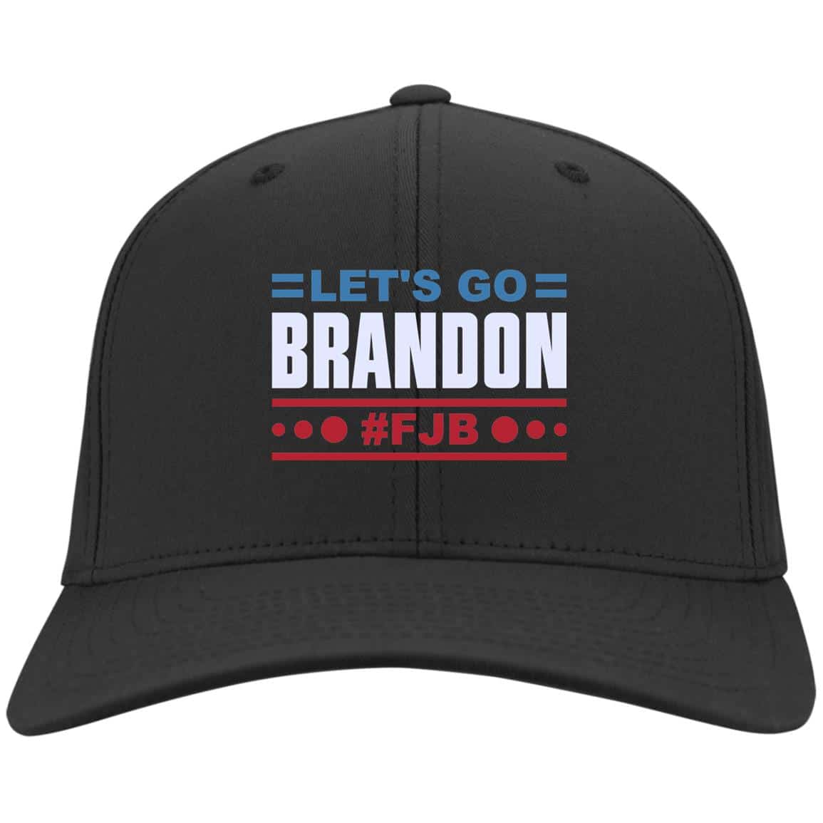 40 HG. FJB Let's Go Brandon_hat, Black, Twill Cap