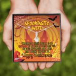 To My Spooktastic Wife Sometimes I Think That It Is So Spooky To Be This Alluring Beauty Necklace