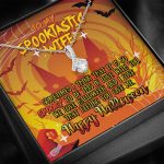To My Spooktastic Wife Sometimes I Think That It Is So Spooky To Be This Alluring Beauty Necklace