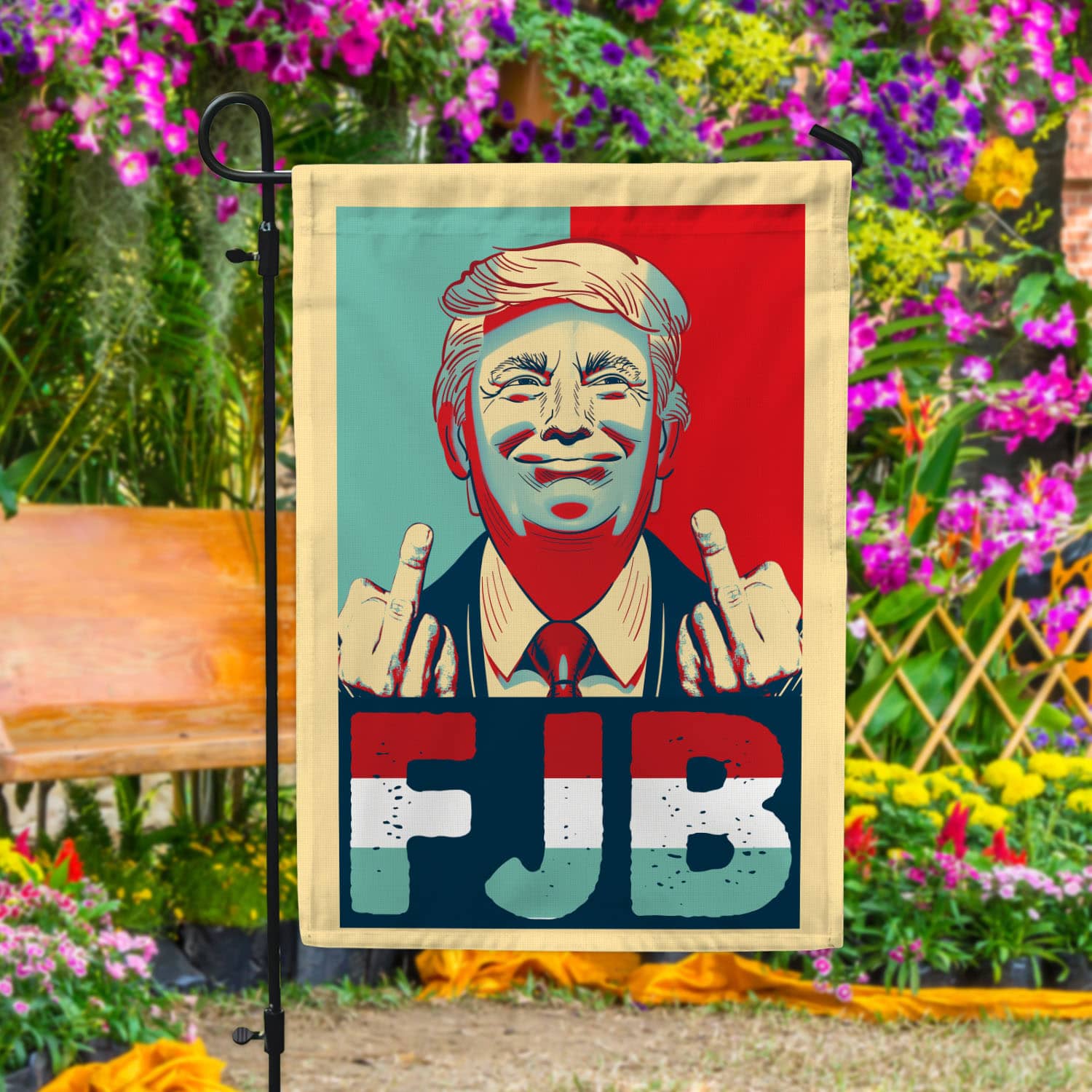 thumbnail image 2 of "Even My Dog Hates Biden" FJB Trump 2024 Vinyl Bumper Sticker / Decal – 3.75" X 7.5" 2 of 6