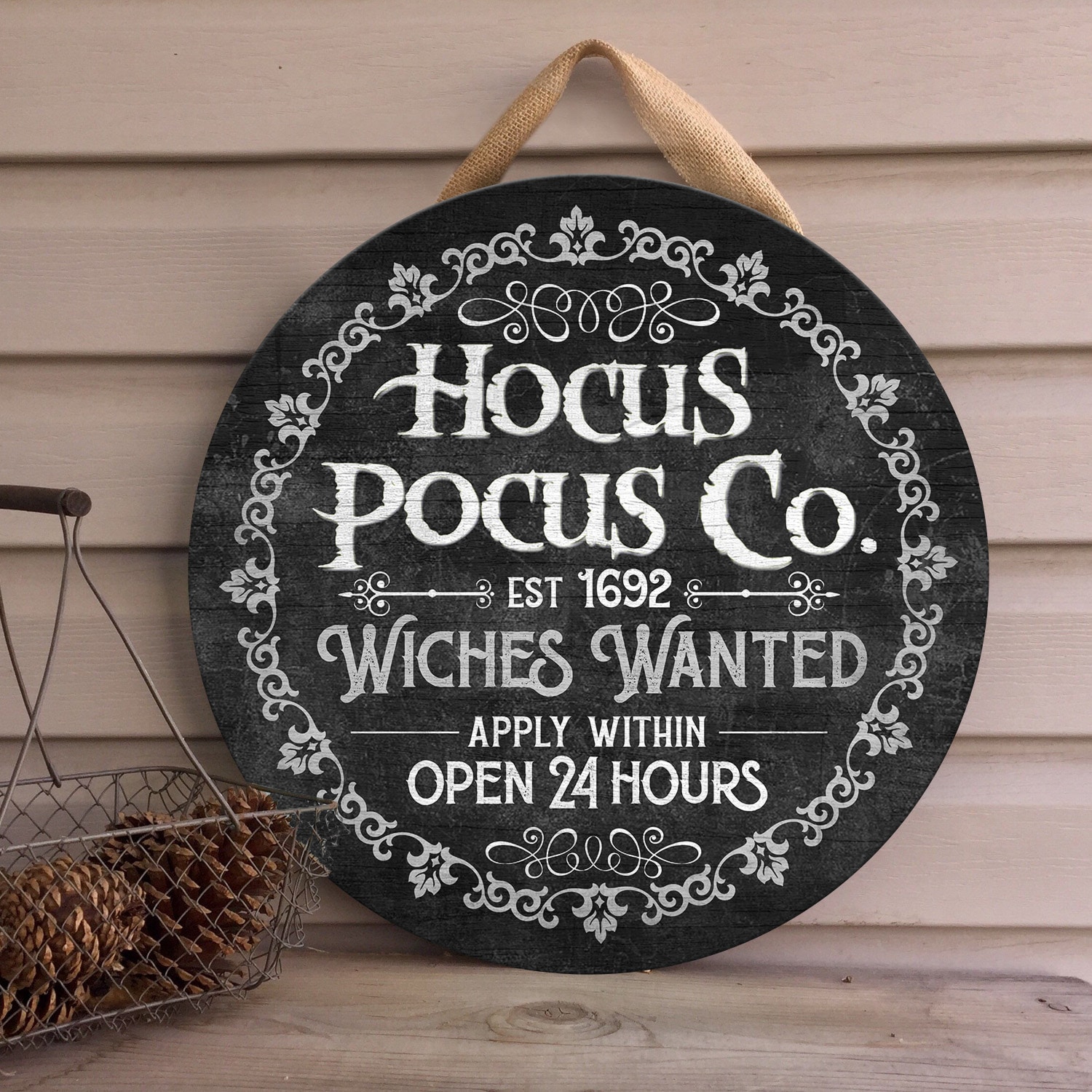 2. Hocus Pocus Co (4) Door Sign Mockup 4