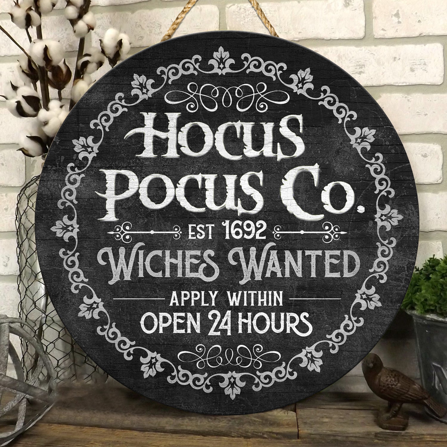 2. Hocus Pocus Co (4) Door Sign Mockup 6