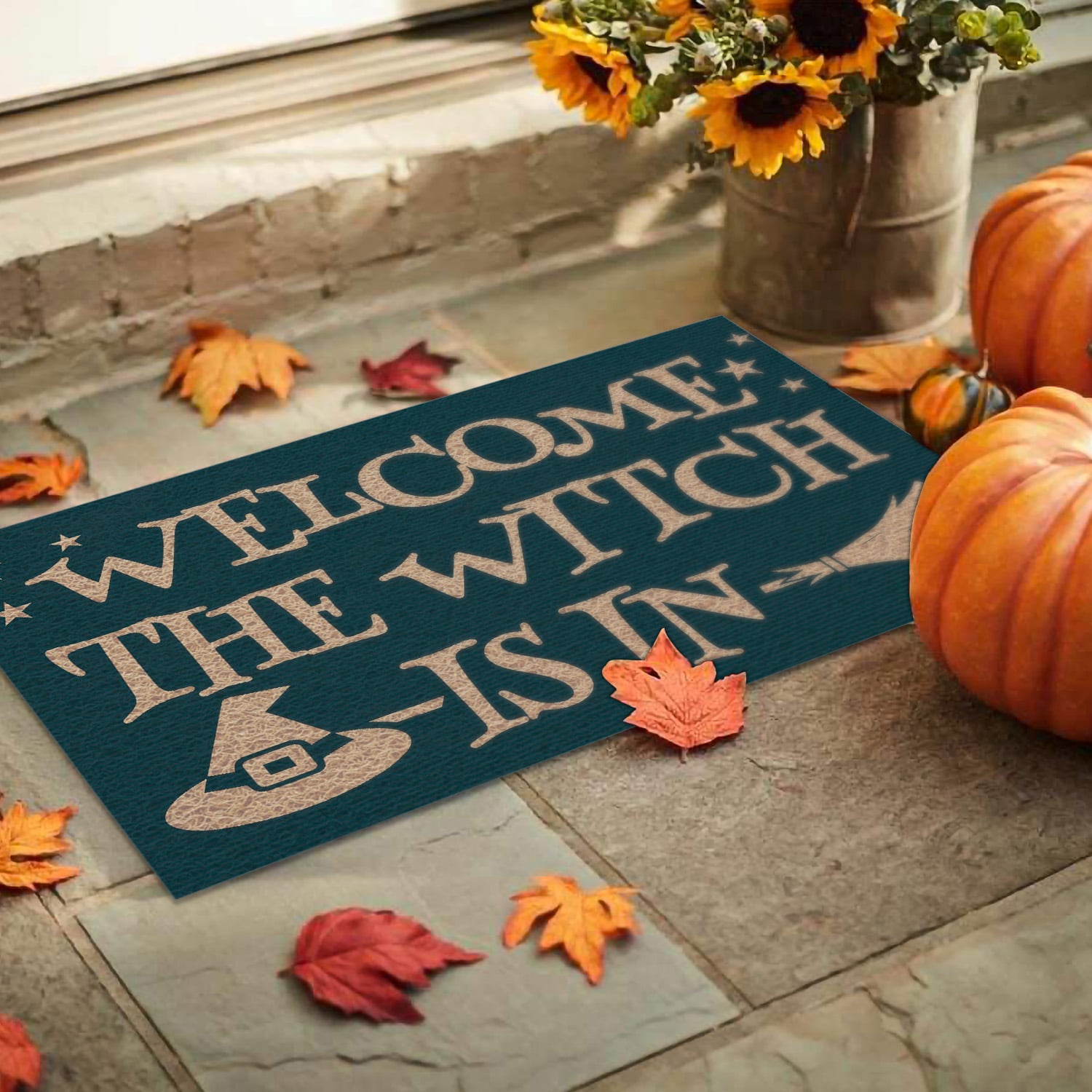 7Th. Witch Is In (4) Doormat mockup 9