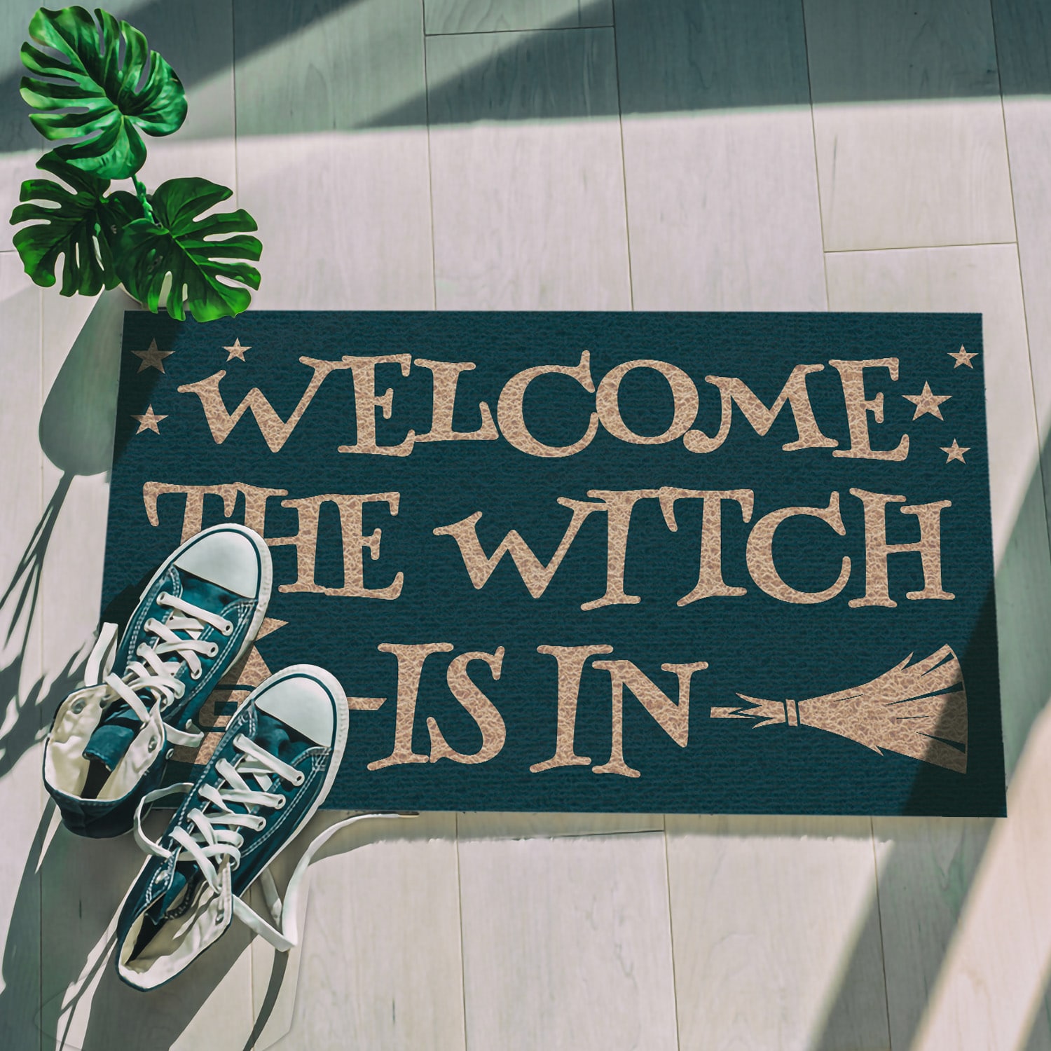 7Th. Witch Is In (4) Doormat mockup 5