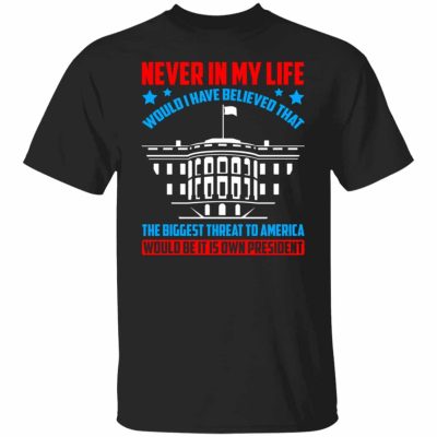 6VT. UU TIEN Never In My Life, Black, Unisex T-Shirt