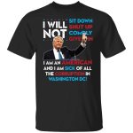 2O. Not Sit Down (5), Black, Unisex T-Shirt