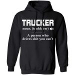 trucker, Black, Hoodie