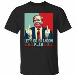 1VT. UU TIEN Let's Go Brandon, Black, Unisex T-Shirt