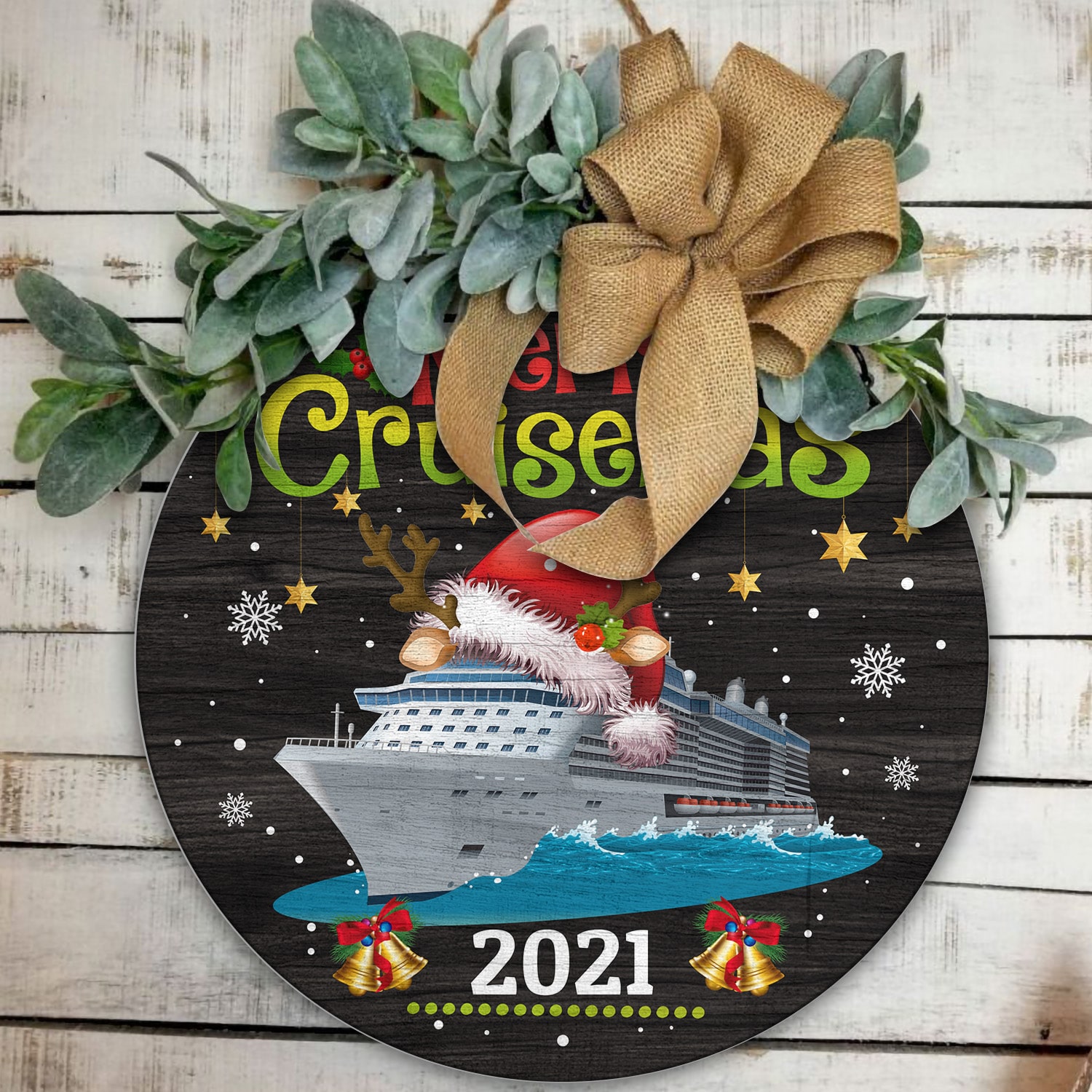 1Th. Merry Cruisemas DOORSIGN Door Sign Mockup 11