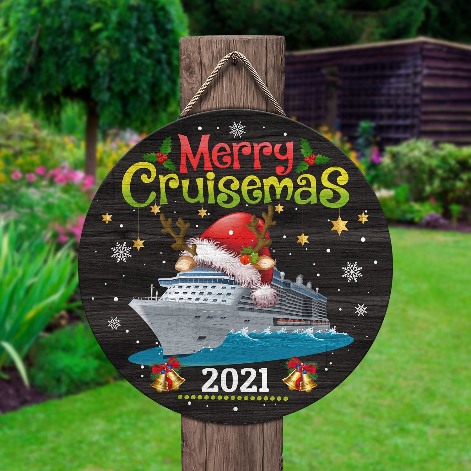 1Th. Merry Cruisemas DOORSIGN Door Sign Mockup 2