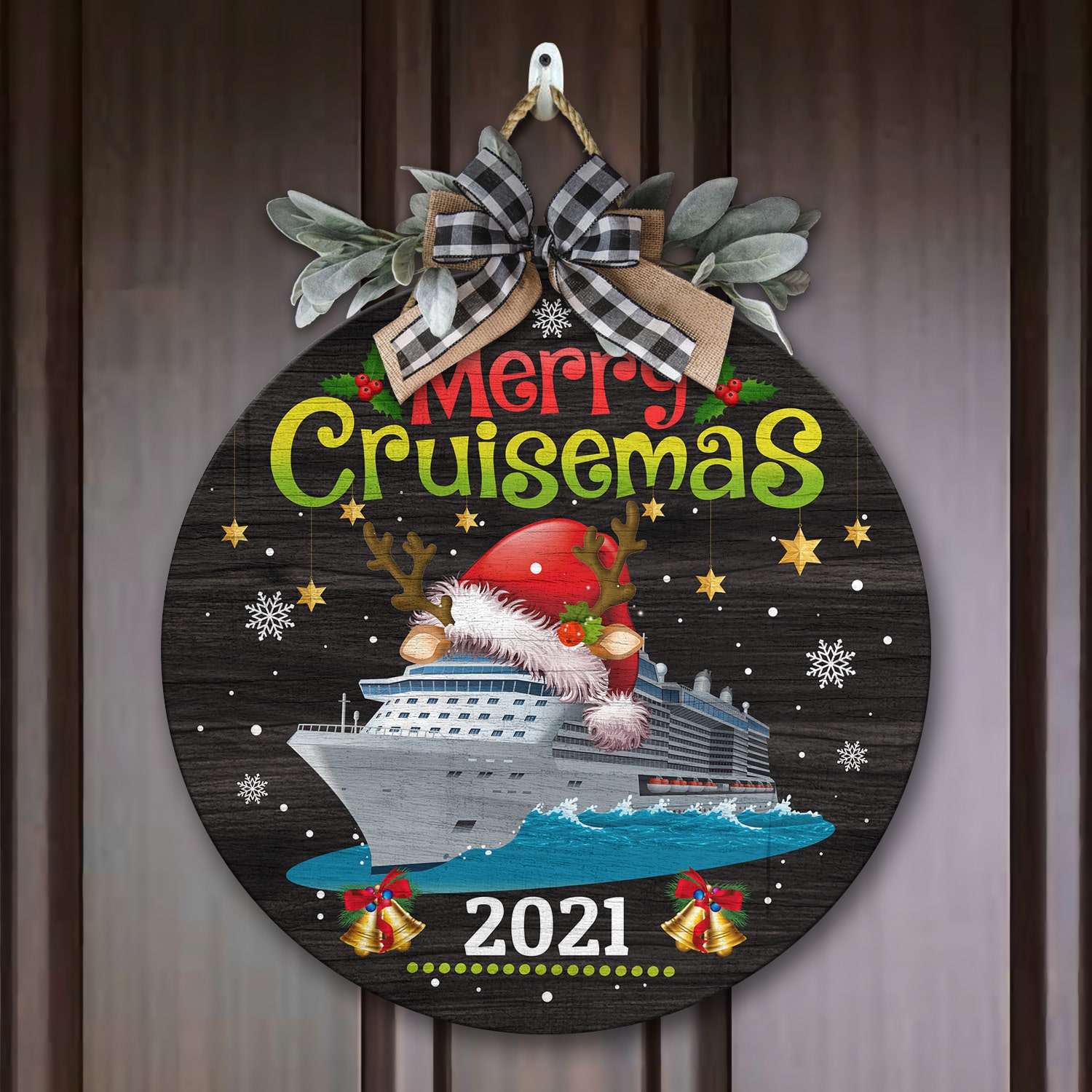 1Th. Merry Cruisemas DOORSIGN Door Sign Mockup 7