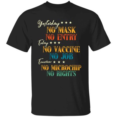 8VT. Yesterday No Mask, Black, Unisex T-Shirt