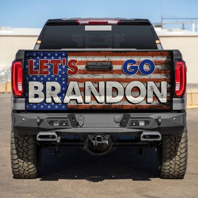 Alternative view of Let's Go Brandon FJB Anti Biden Truck Tailgate Decal Sticker Wrap - Support Trump Vinyl Graphic Decal Bumper Sticker