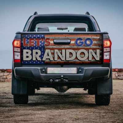 Let's Go Brandon FJB Anti Biden Truck Tailgate Decal Sticker Wrap - Support Trump Vinyl Graphic Decal Bumper Sticker