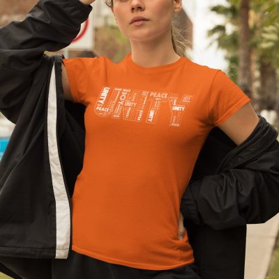 Alternative view of Unity Hope Courage Joy Kindness Peace Faith T-Shirt - Unity Day Shirt - Anti Bullying Gift