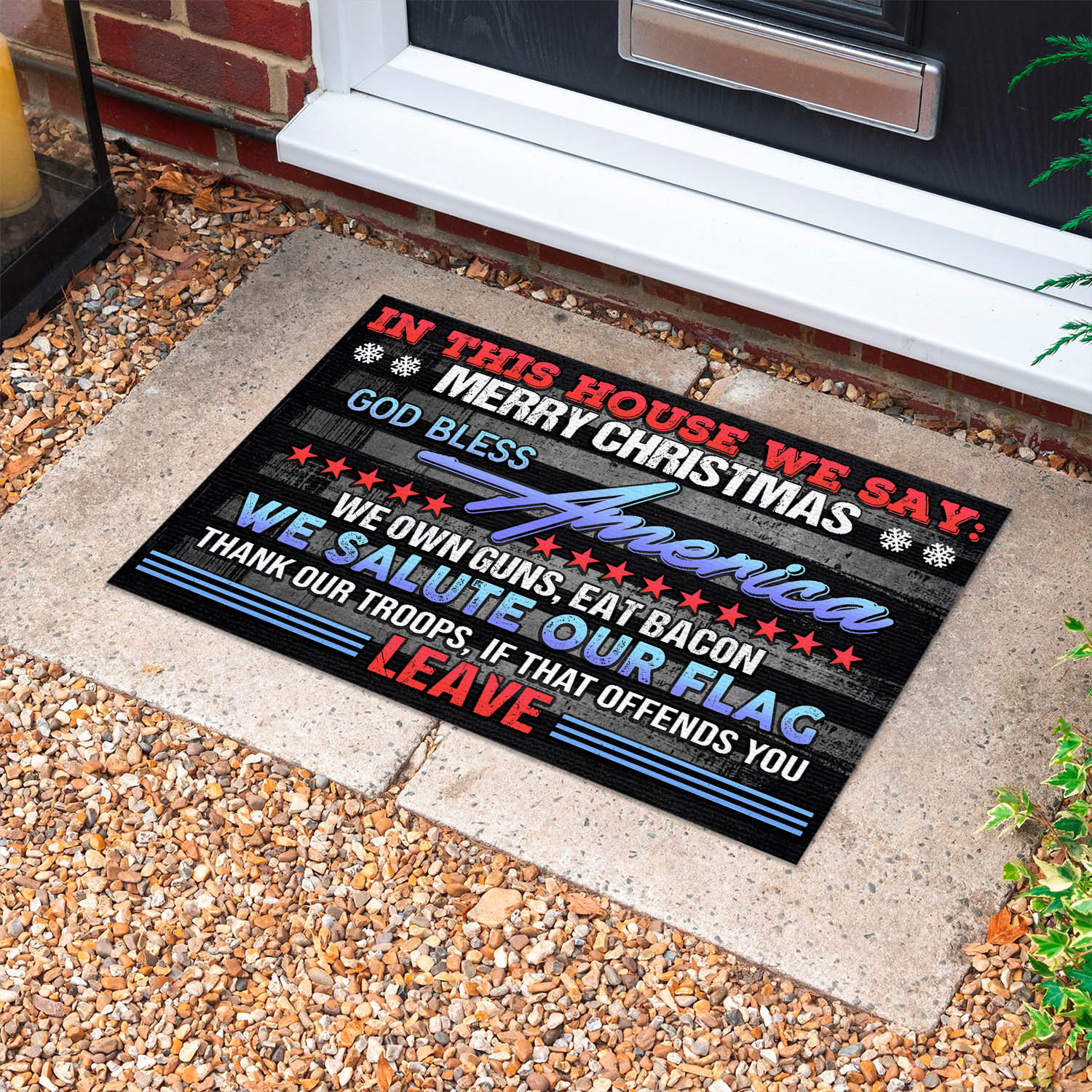 4 HG. In This House We Say DOORMAT (3) Doormat mockup 10fx