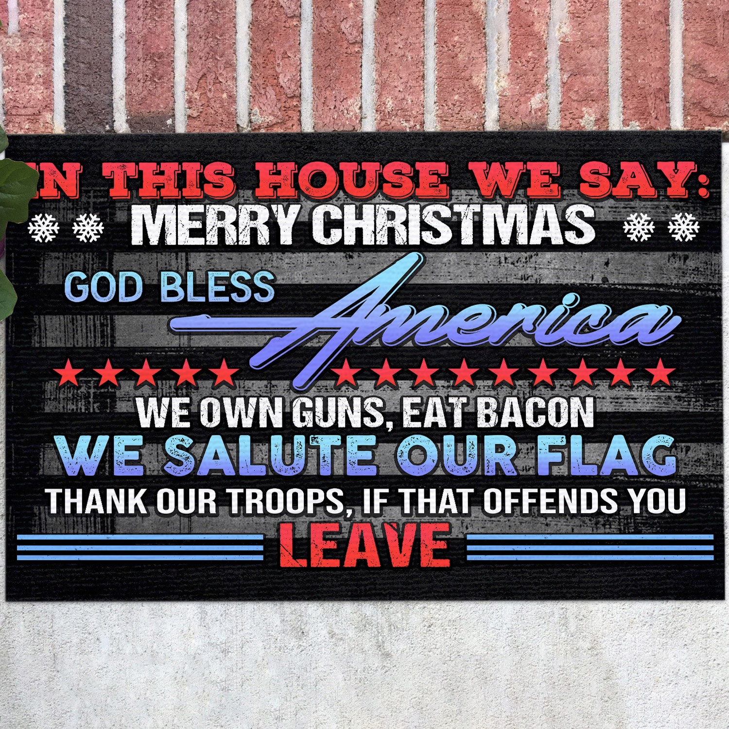 4 HG. In This House We Say DOORMAT (3) Doormat mockup 12fx